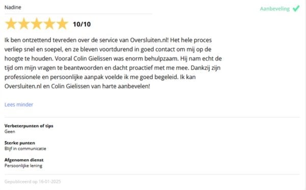 persoonlijke lening zonder vragen